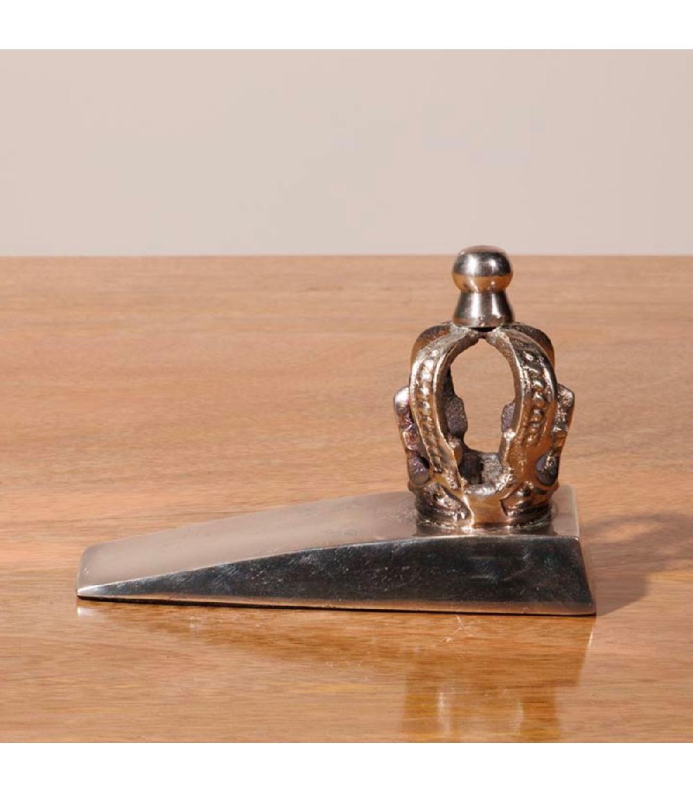 Wadiga Cale-porte En Métal Argenté 5x8x12cm