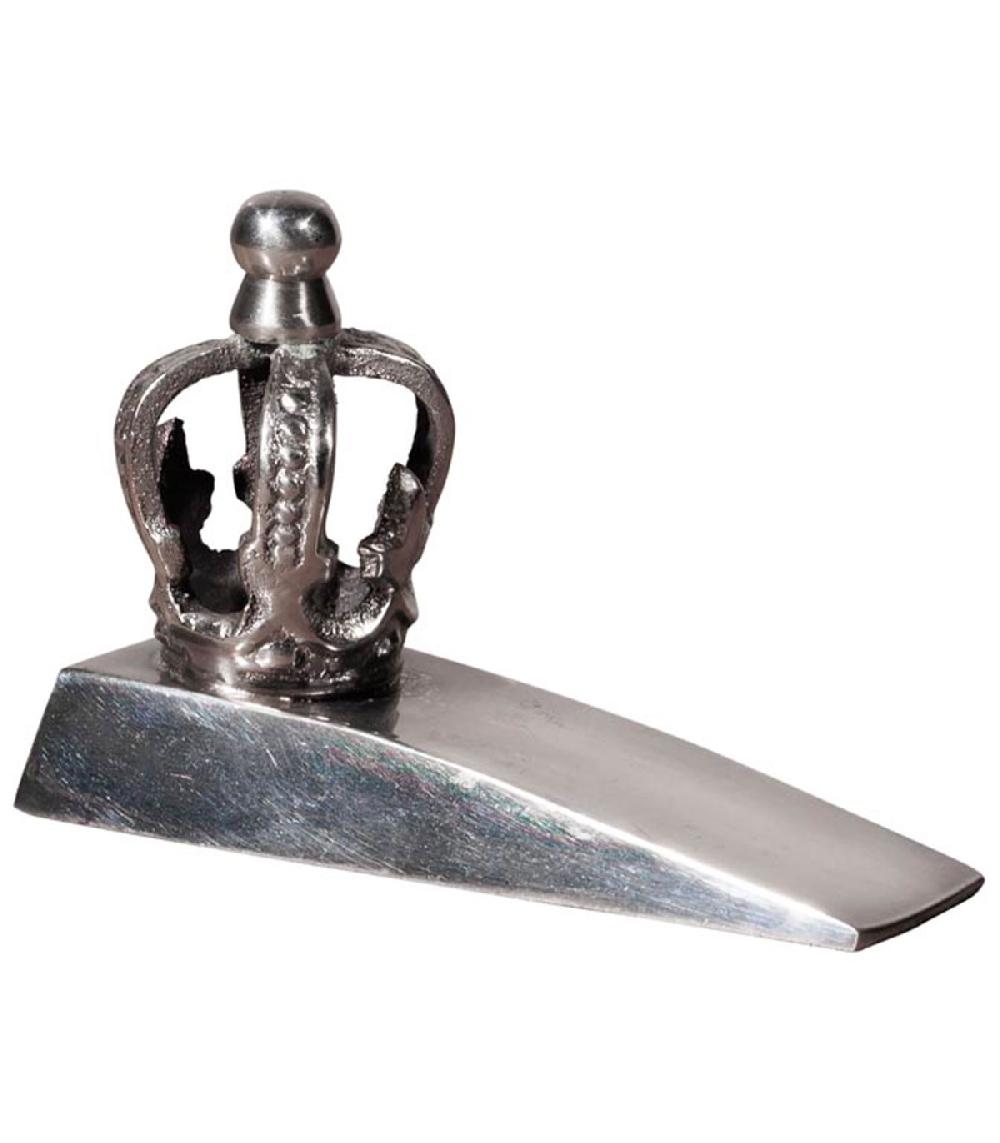 wadiga Cale-porte en métal argenté 5x8x12cm