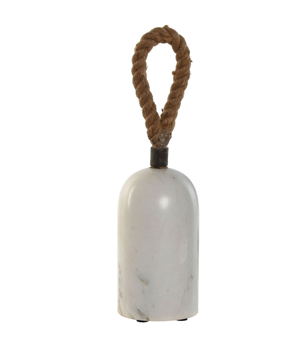 wadiga Cale-porte pierre polie et corde 11x11x38cm