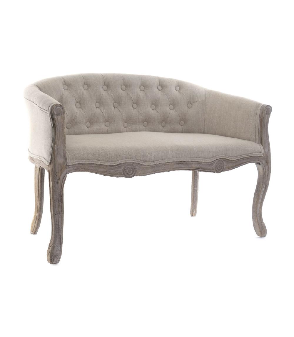 wadiga Canapé Capitonné Classique Beige
