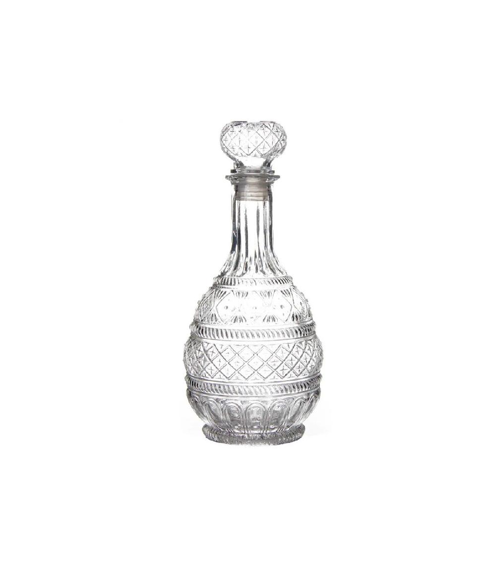 wadiga Carafe à whisky en verre taillé - 12x12x27cm