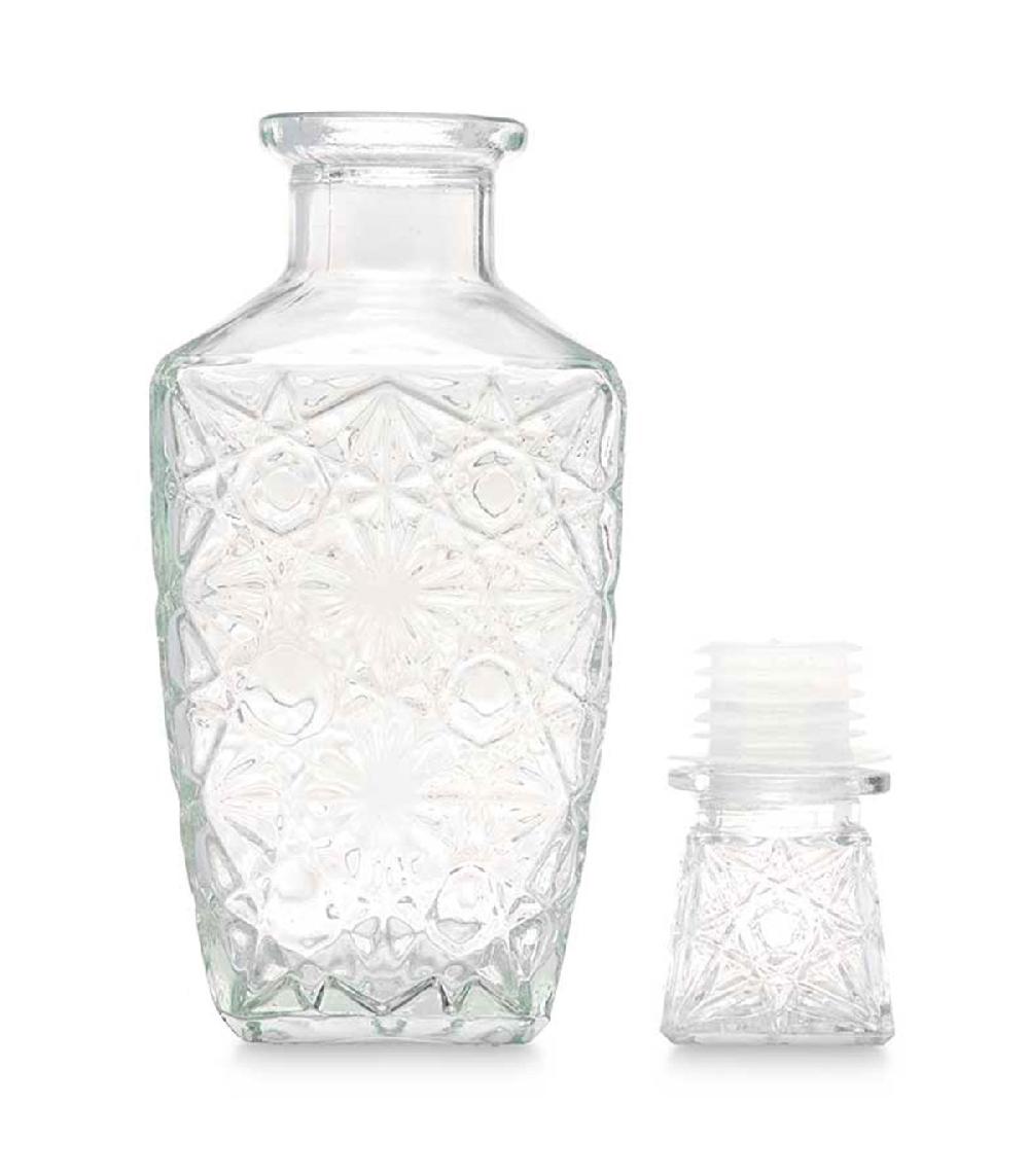 Wadiga Carafe à Whisky En Verre Taillé 450ml