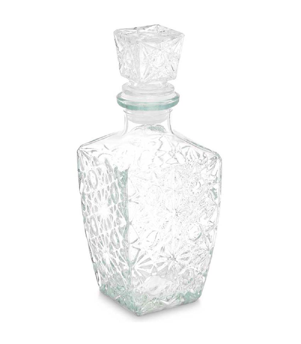 wadiga Carafe à whisky en verre taillé 450ml