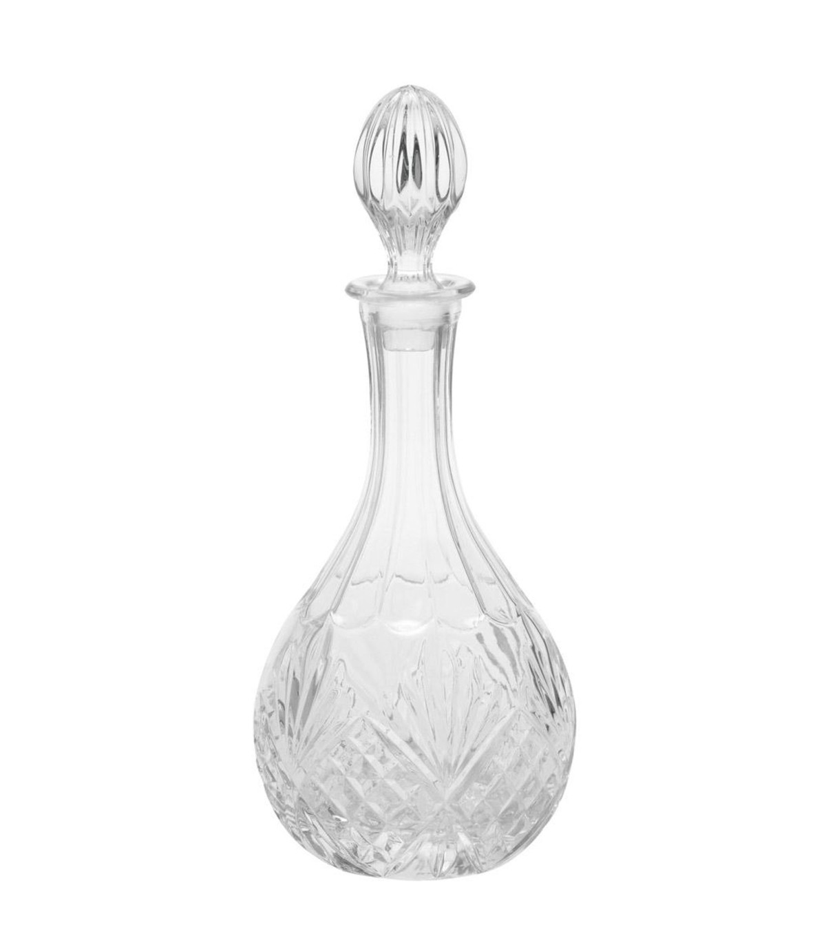 wadiga Carafe à whisky en verre taillé 850ml