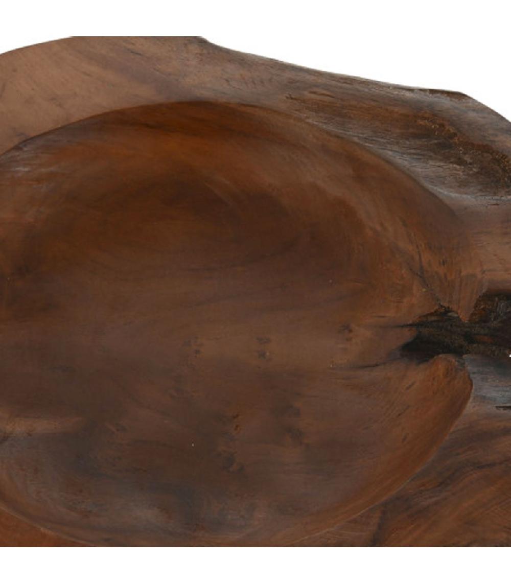 Wadiga Centre De Table En Teck 45x45x6cm