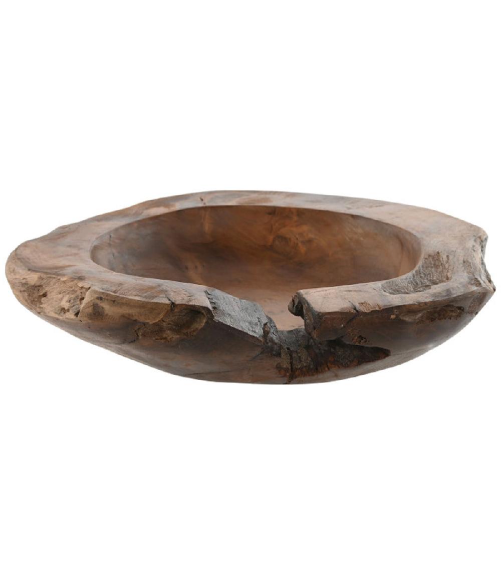 wadiga Centre de table en teck 45x45x6cm