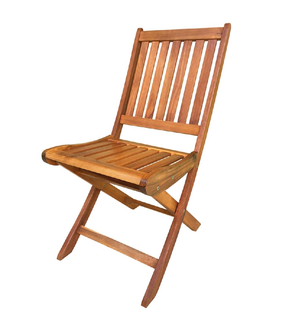 wadiga Chaise de jardin en bois 61x42x89cm