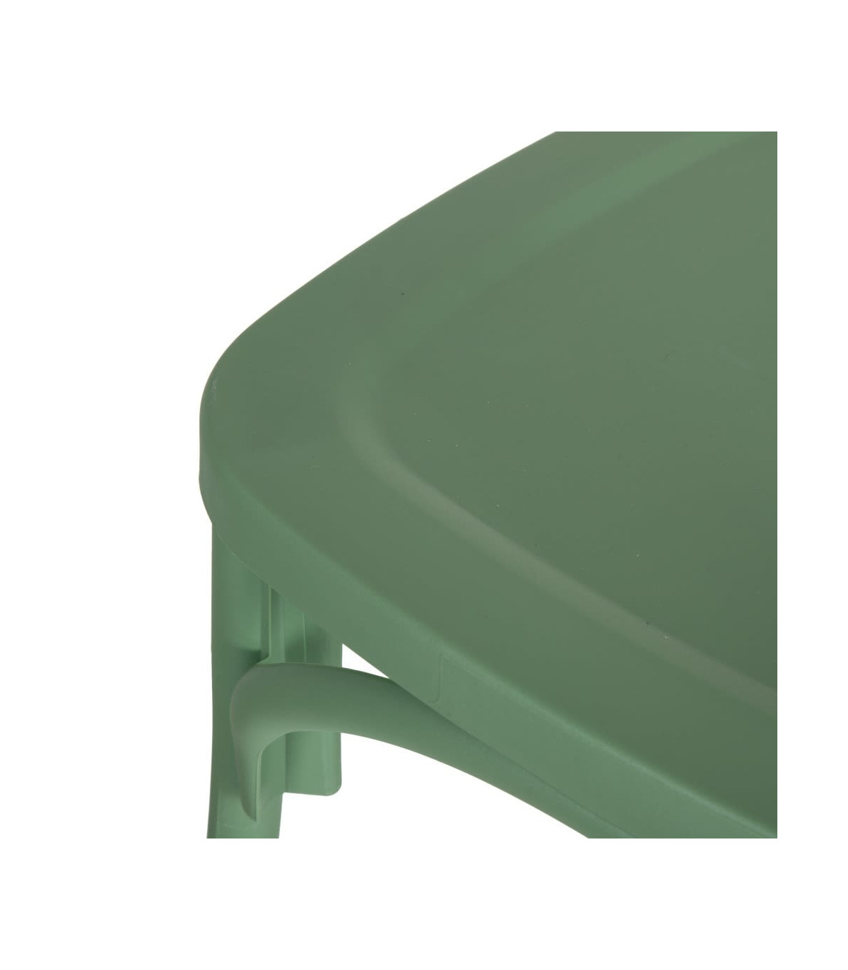 Wadiga Chaise Esprit Bistrot En Polypropylène Vert