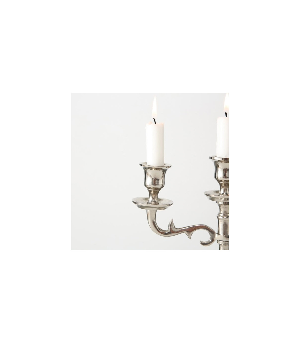 Wadiga Chandelier Argenté à 3 Branches - 26cm