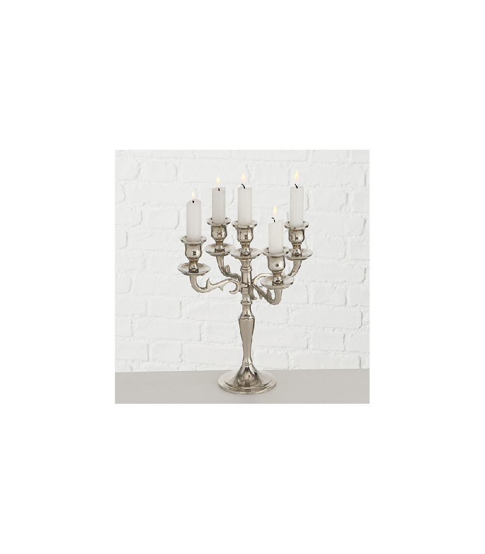 Wadiga Chandelier Argenté à 5 Branches - 26cm