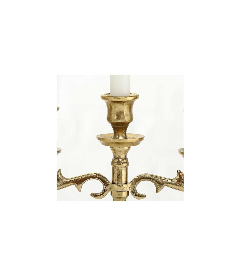 Wadiga Chandelier Doré à 3 Branches - 26cm