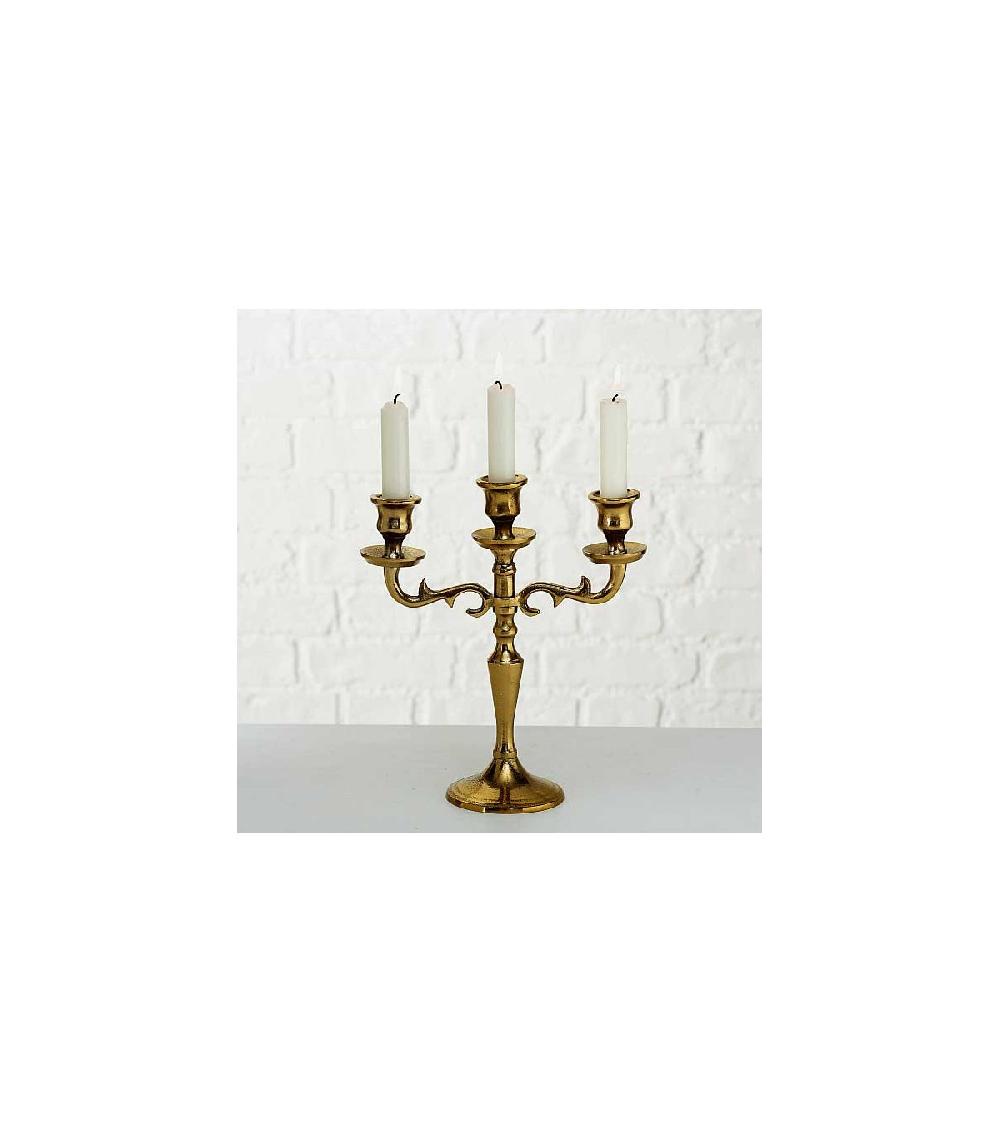 Wadiga Chandelier Doré à 3 Branches - 26cm