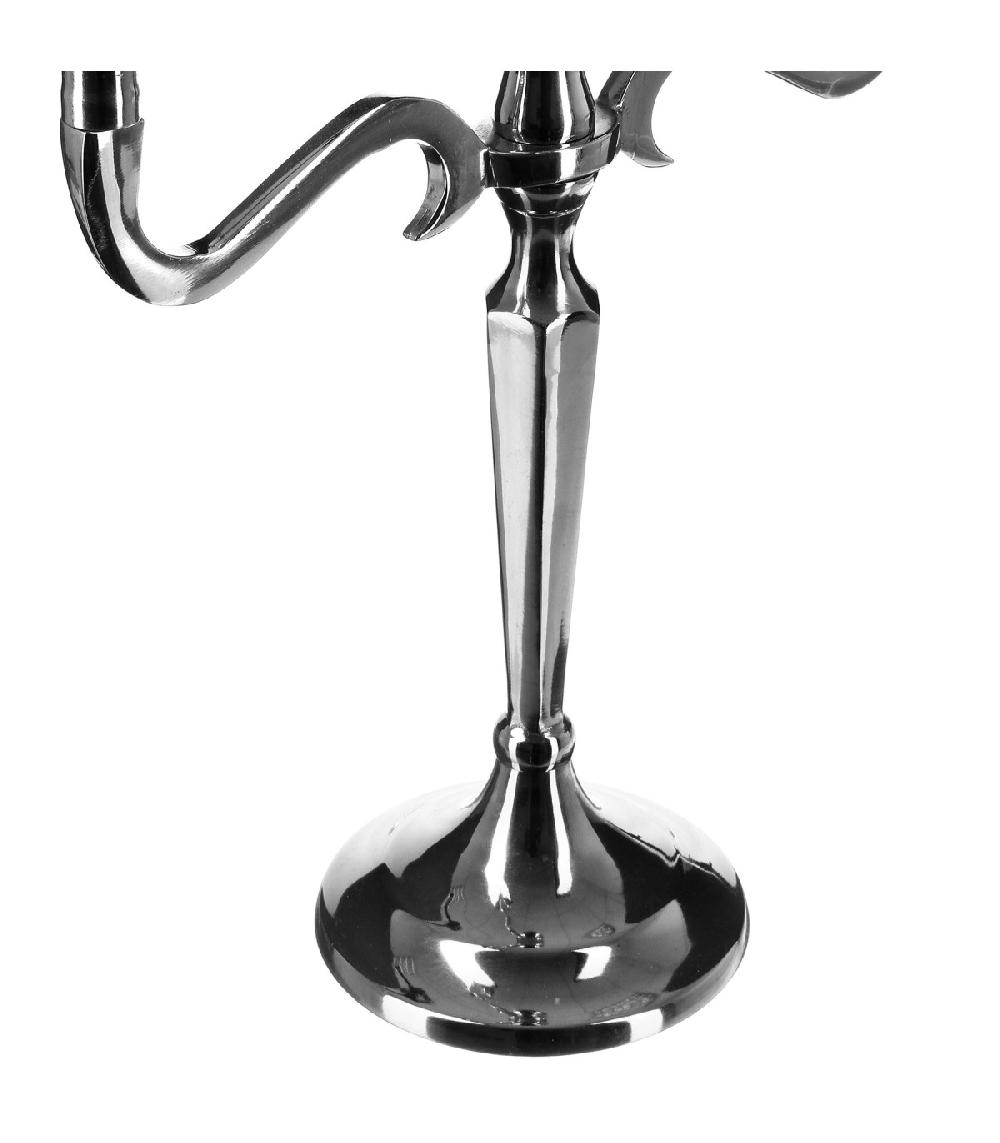 Wadiga Chandelier En Aluminium Argenté 3 Branches
