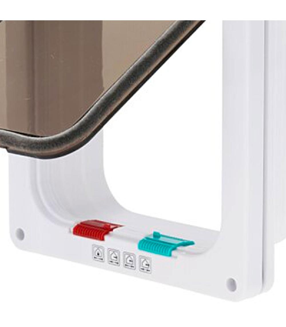 Wadiga Chatière Plastique Blanc 19.2x20x5.3cm