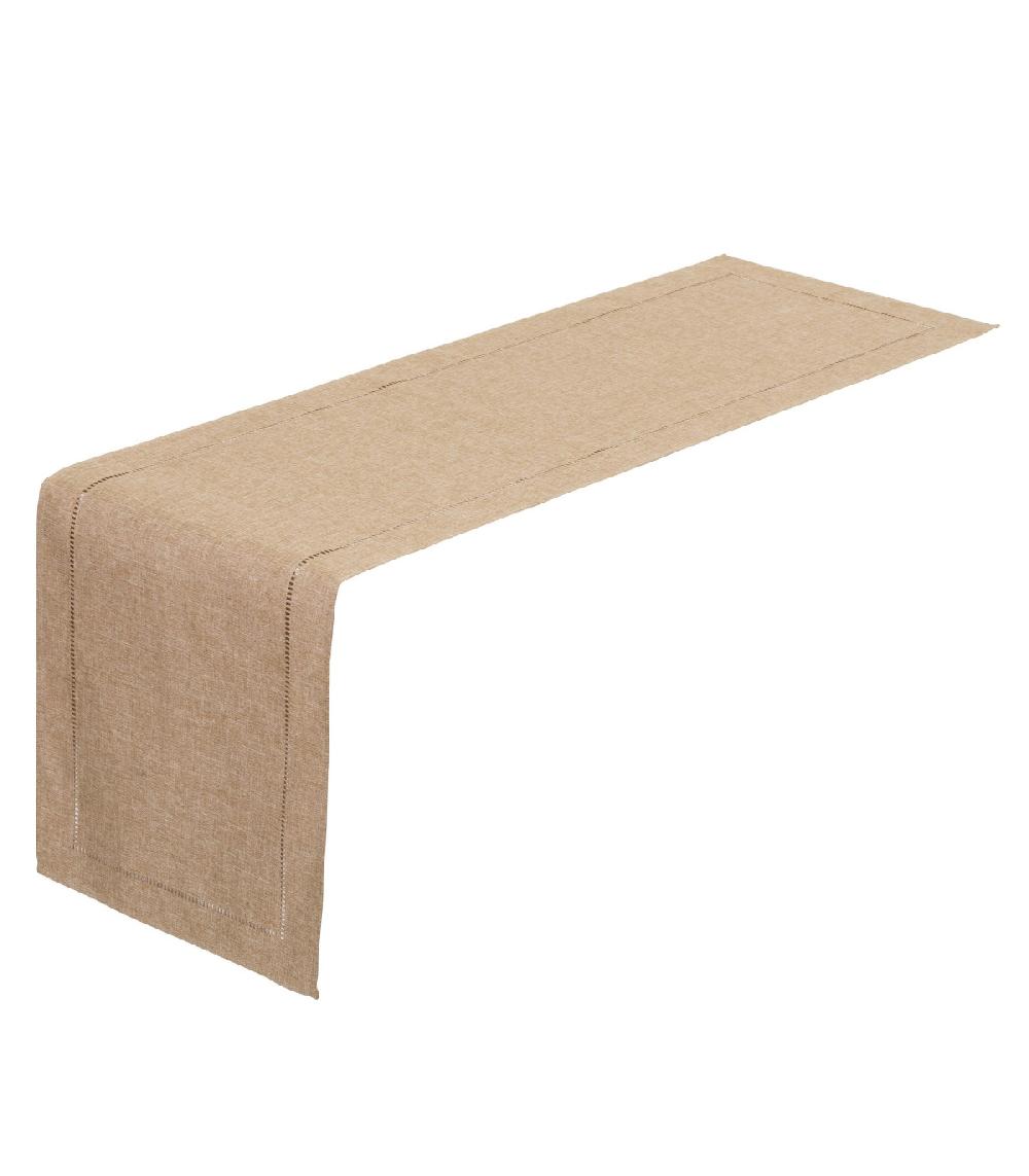 wadiga Chemin de table beige - 150x41cm
