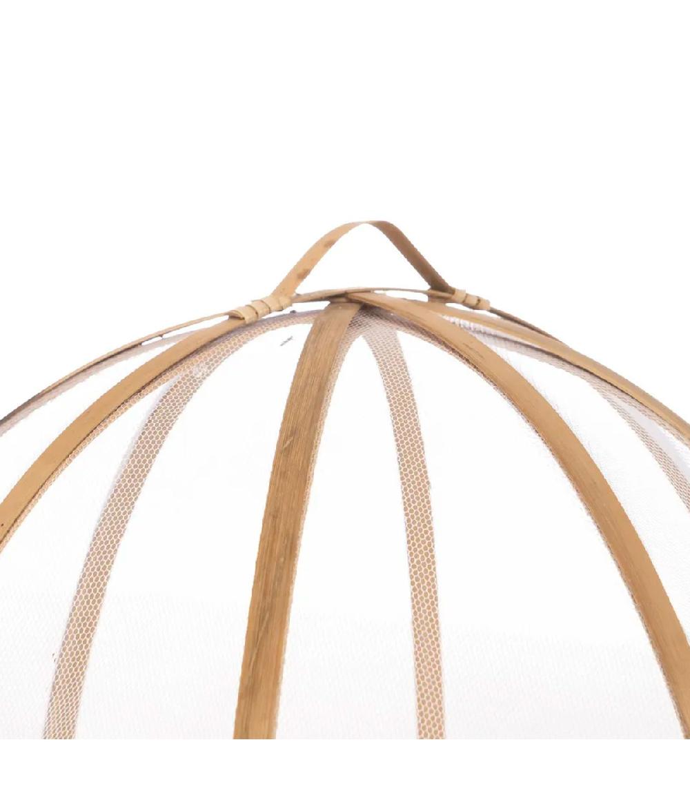 Wadiga Cloche Alimentaire En Bambou 32x32x23cm
