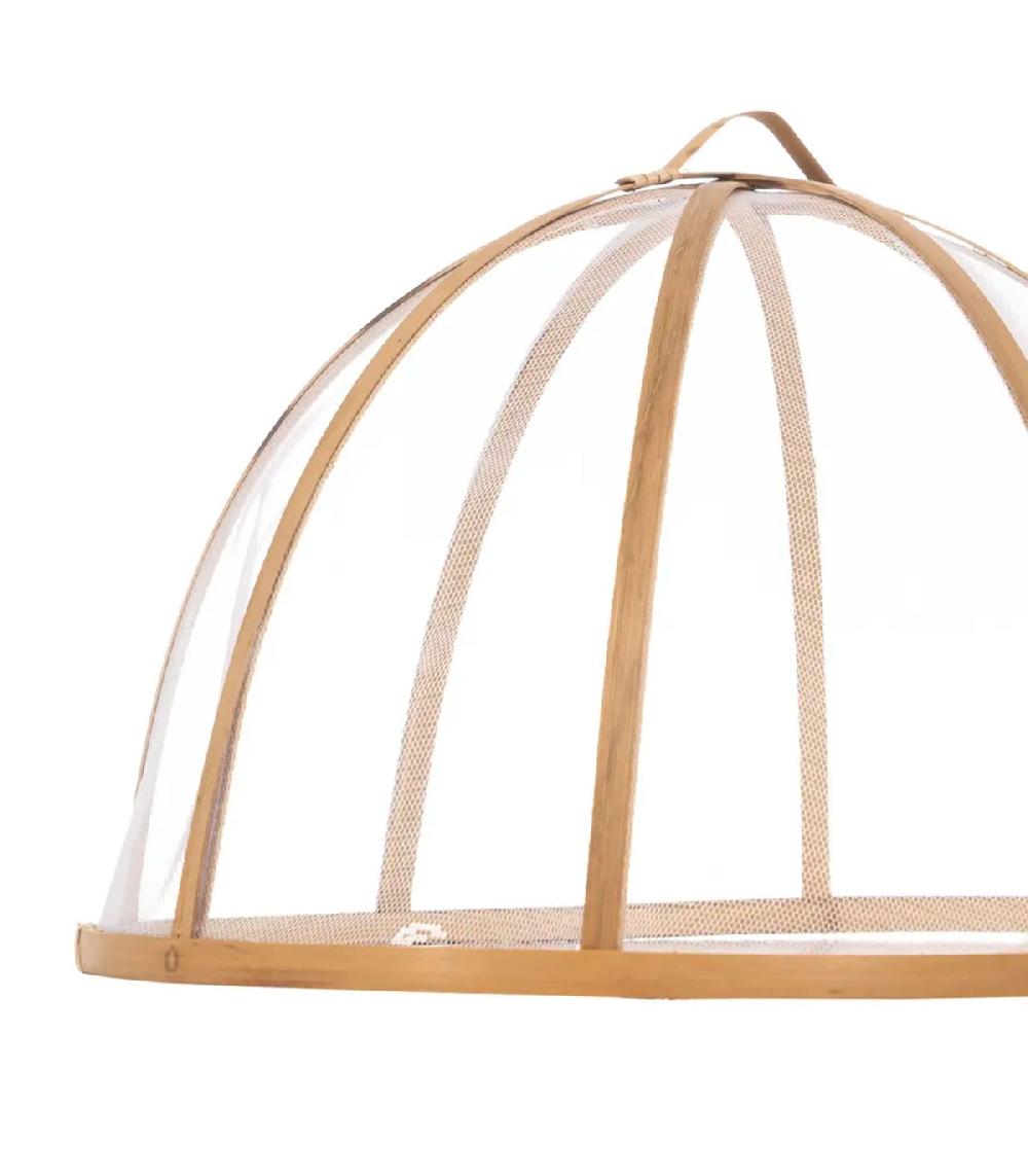 Wadiga Cloche Alimentaire En Bambou 32x32x23cm