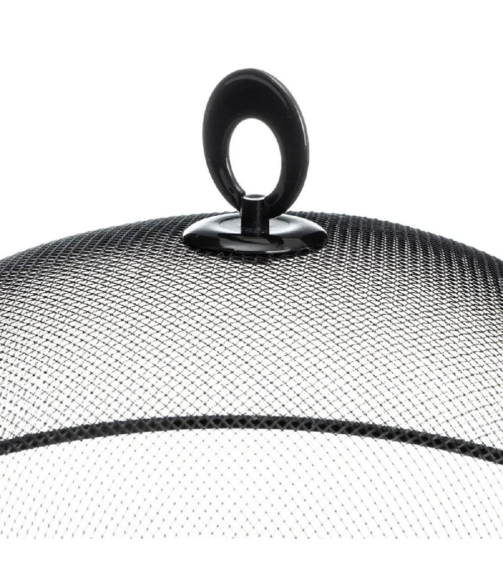 Wadiga Cloche Alimentaire En Métal Noir 27x27x11cm