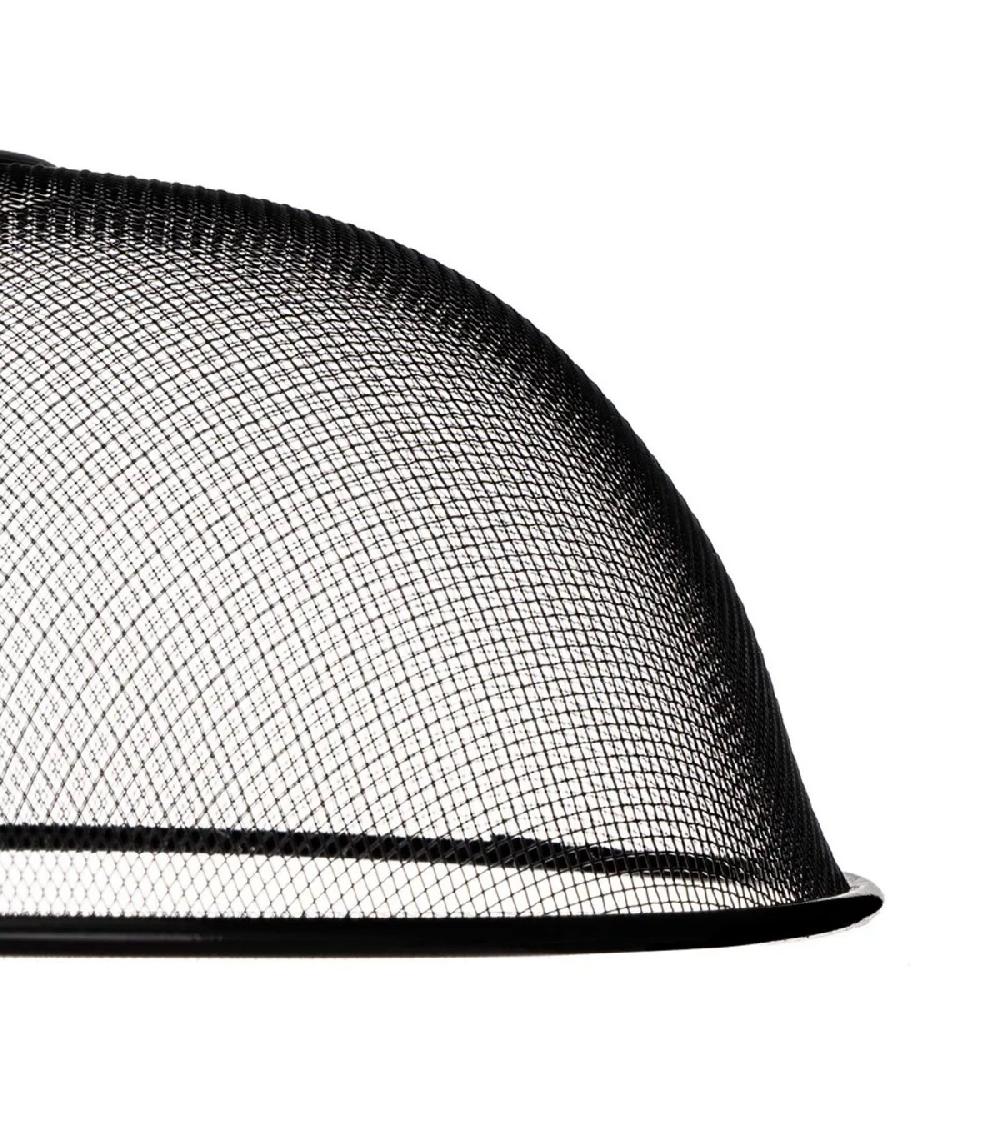 Wadiga Cloche Alimentaire En Métal Noir 27x27x11cm