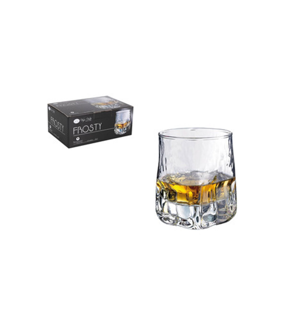 wadiga Coffret de 6 Verres à whisky - 33cl