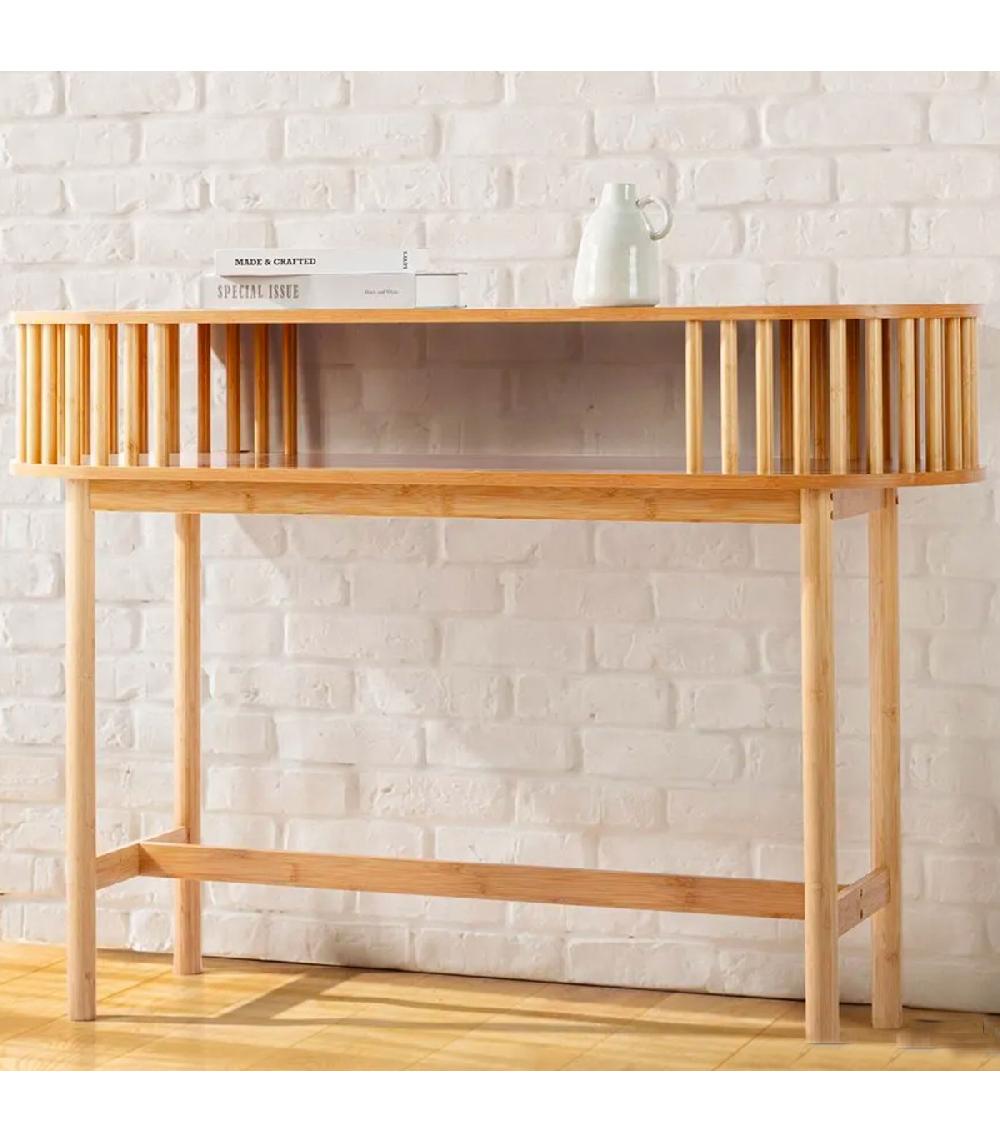 Wadiga Console D'entrée En Bois 120x39x85cm
