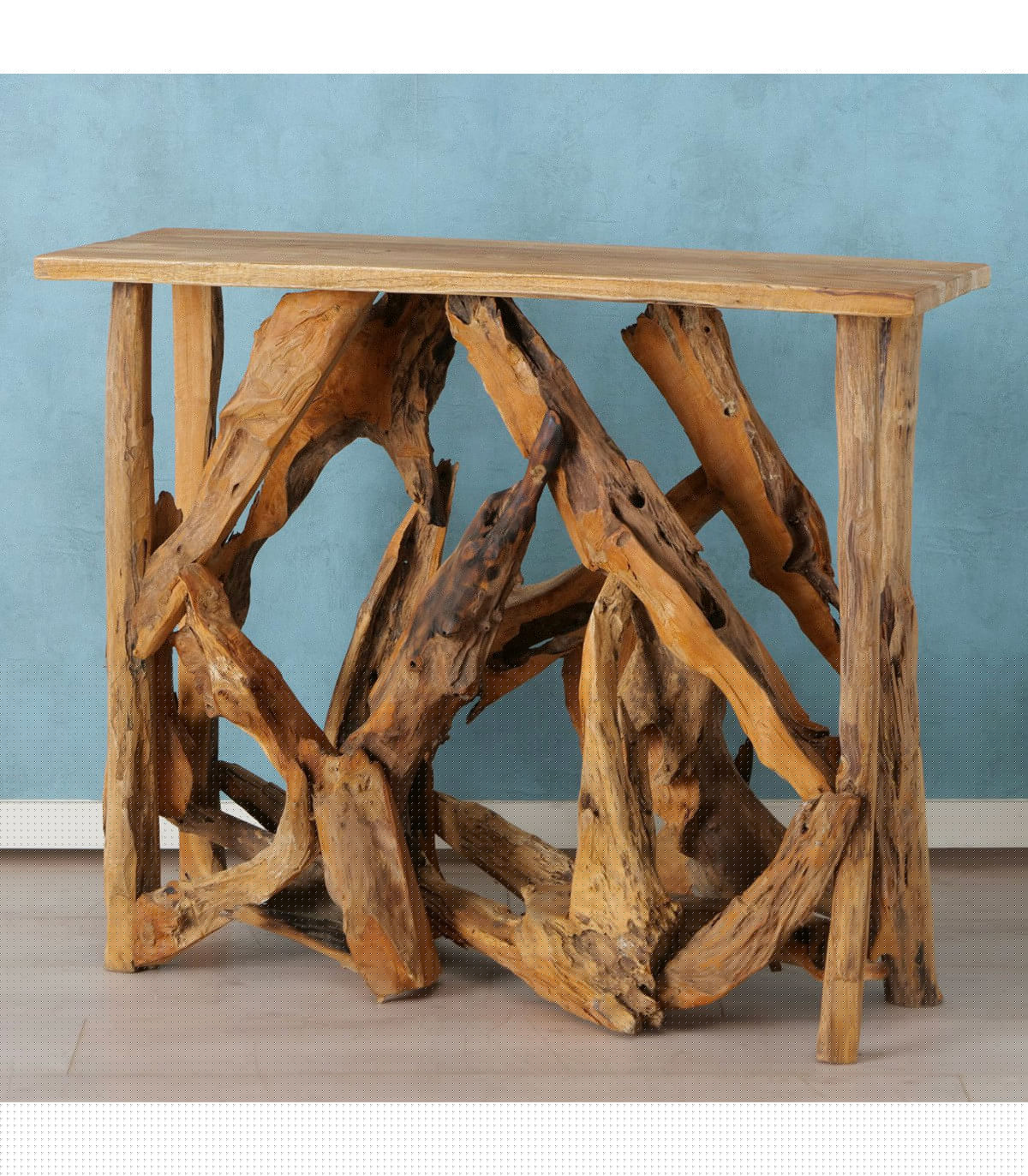 Wadiga Console En Teck Nature 98x33x80cm