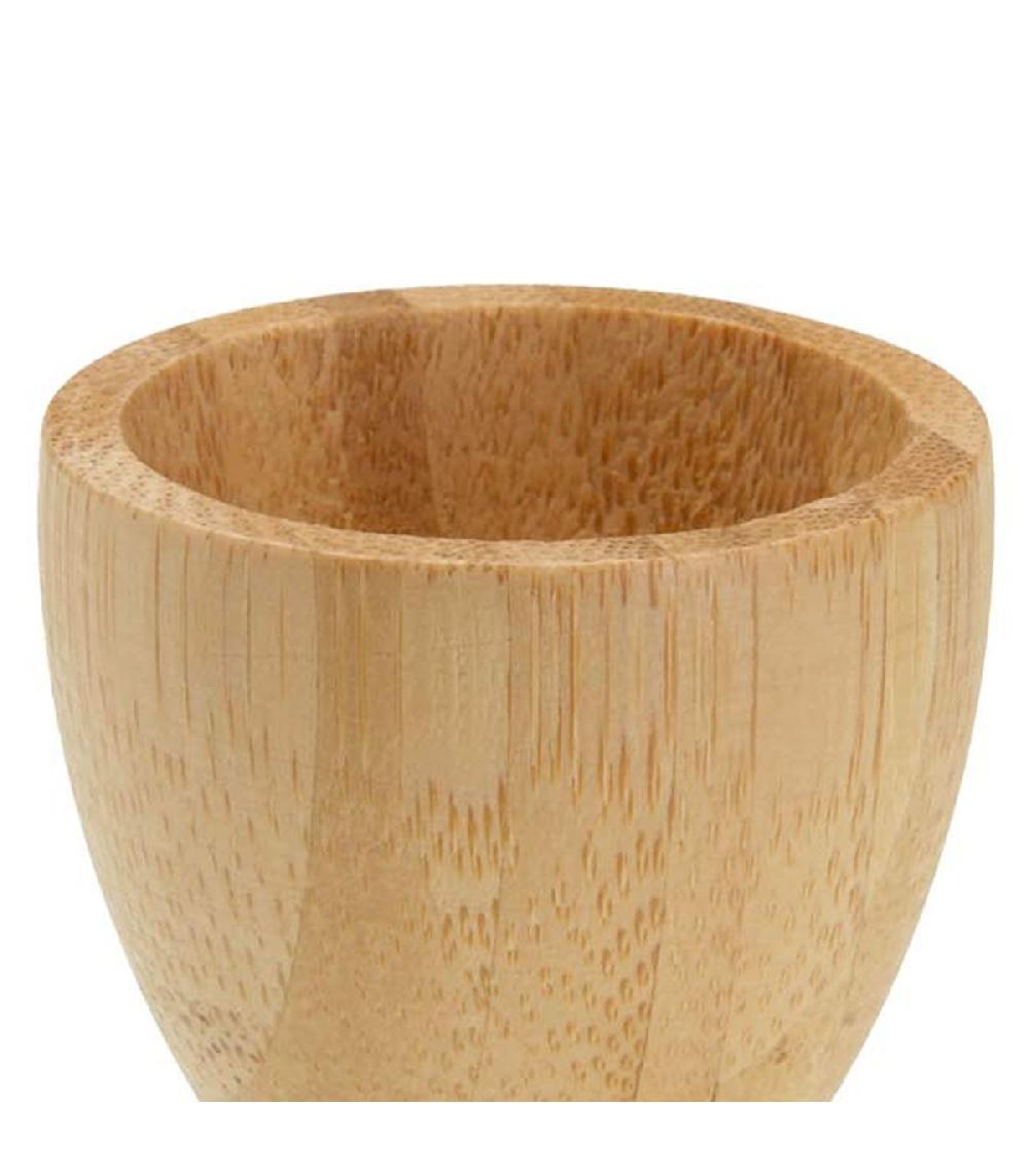 Wadiga Coquetier En Bambou 5x5x6cm
