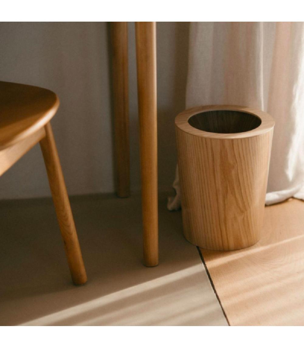 Wadiga Corbeille De Bureau En Bois De Frêne
