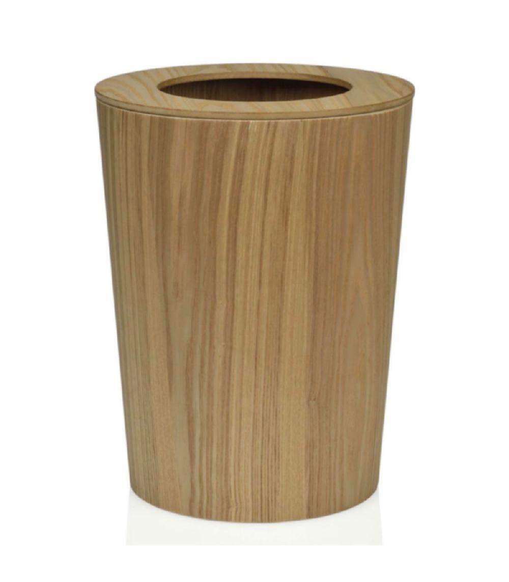wadiga Corbeille de Bureau en Bois de Frêne