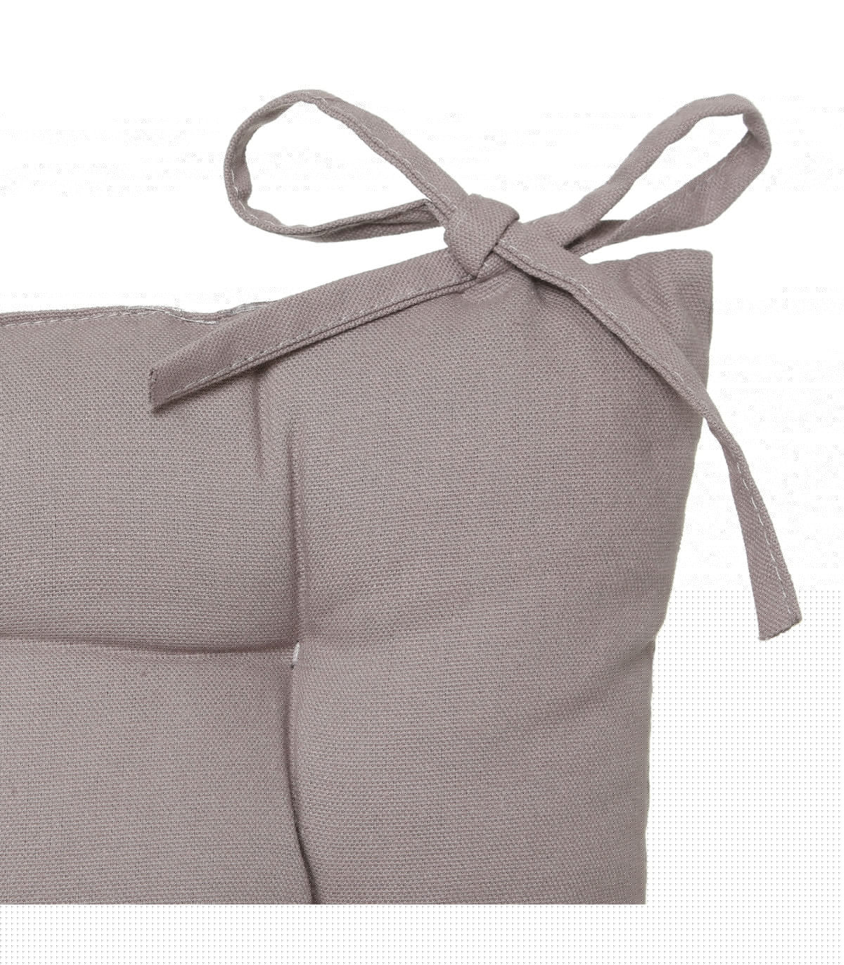Wadiga Coussin De Chaise Carré Gris 38x38x6cm