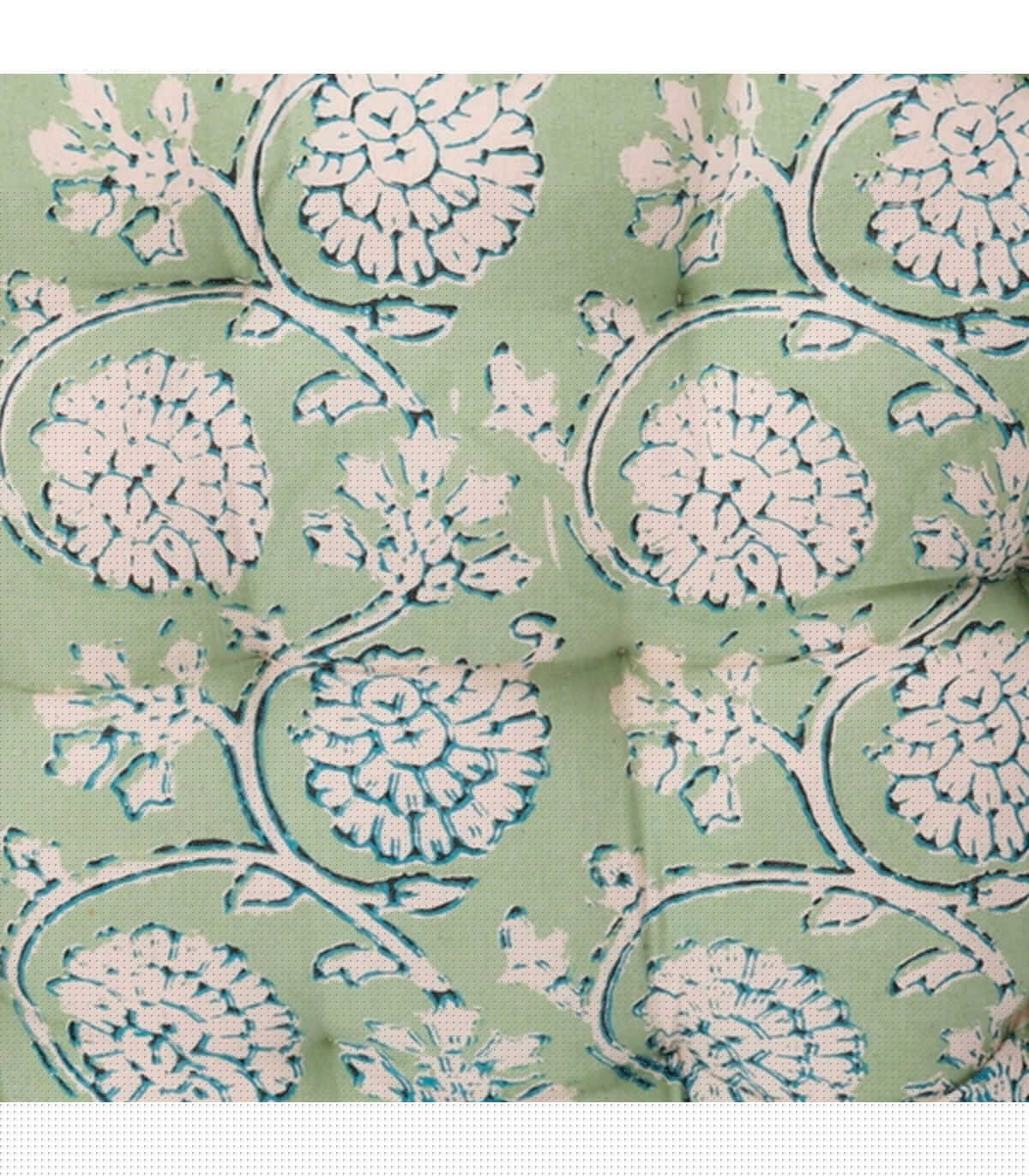 Wadiga Coussin De Chaise Vert Fleuri 40x40cm