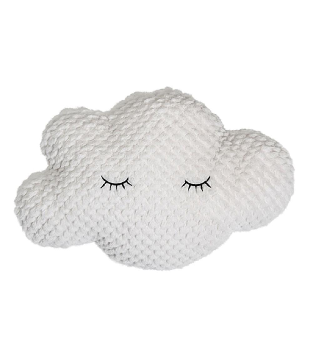 wadiga Coussin Décoratif Enfant Nuage Blanc