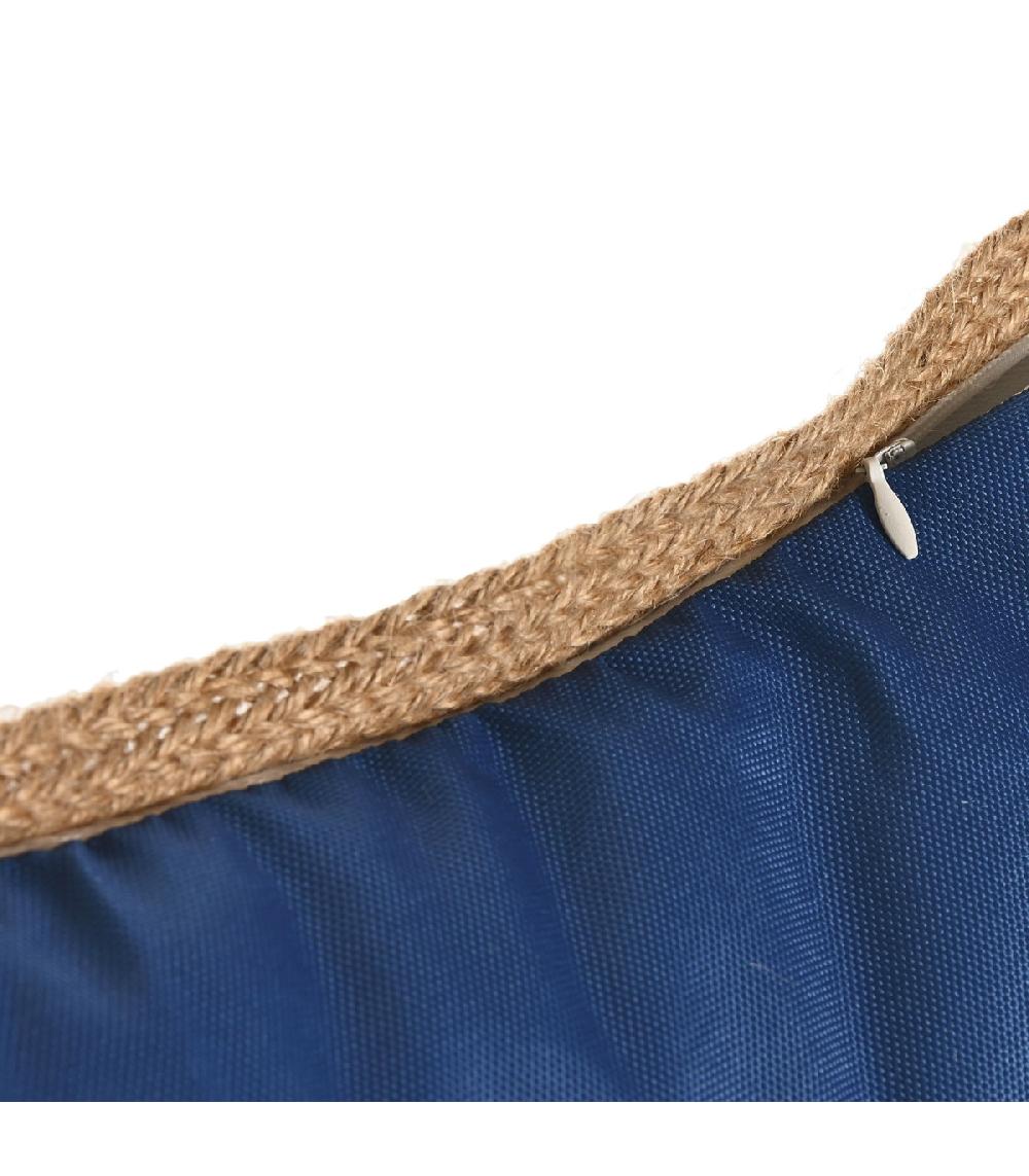 Wadiga Coussin Extérieur Bleu Et Blanc 45x45cm