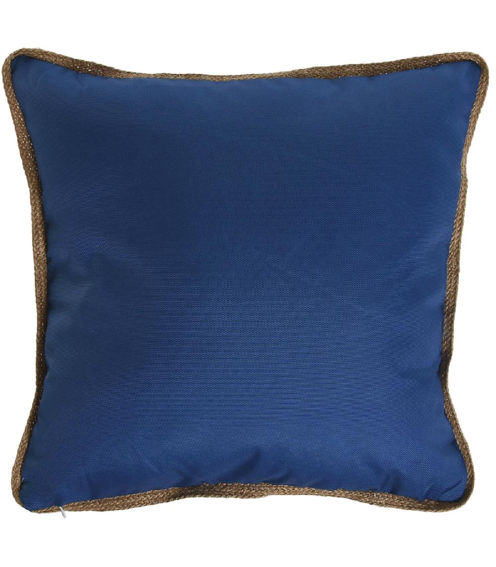 Wadiga Coussin Extérieur Bleu Et Blanc 45x45cm
