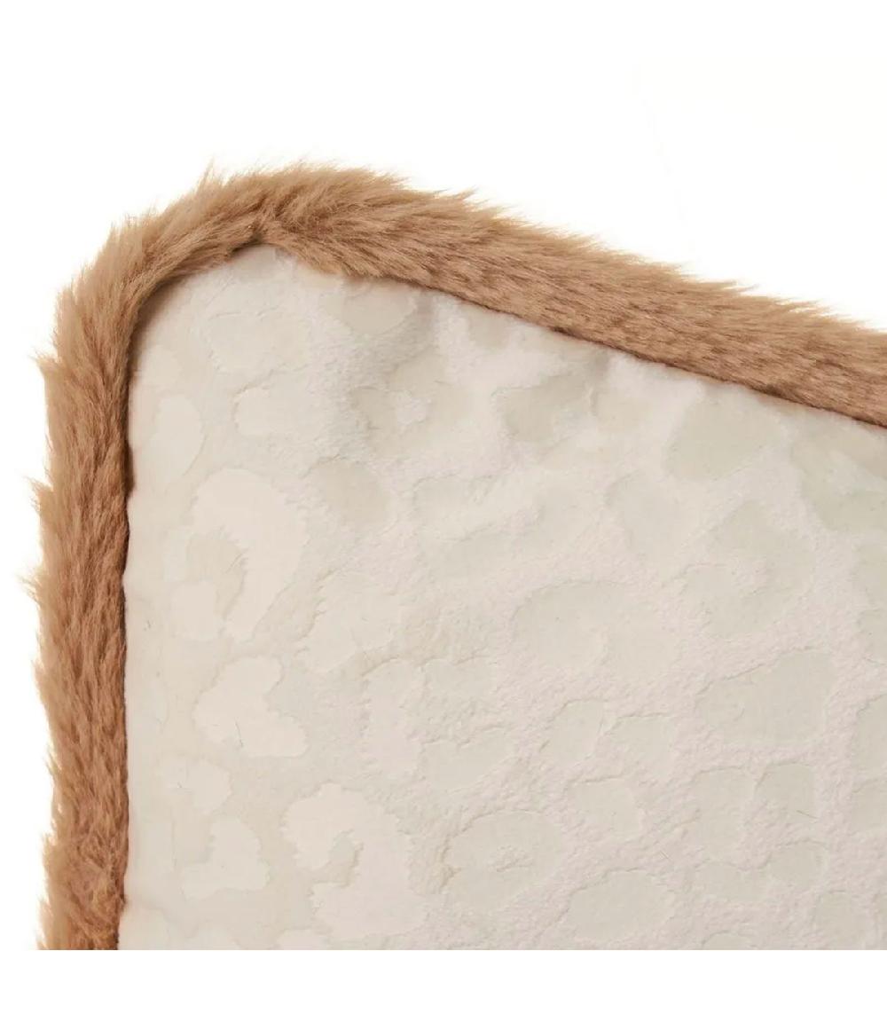 Wadiga Coussin Rectangulaire Tissu Beige Et Marron