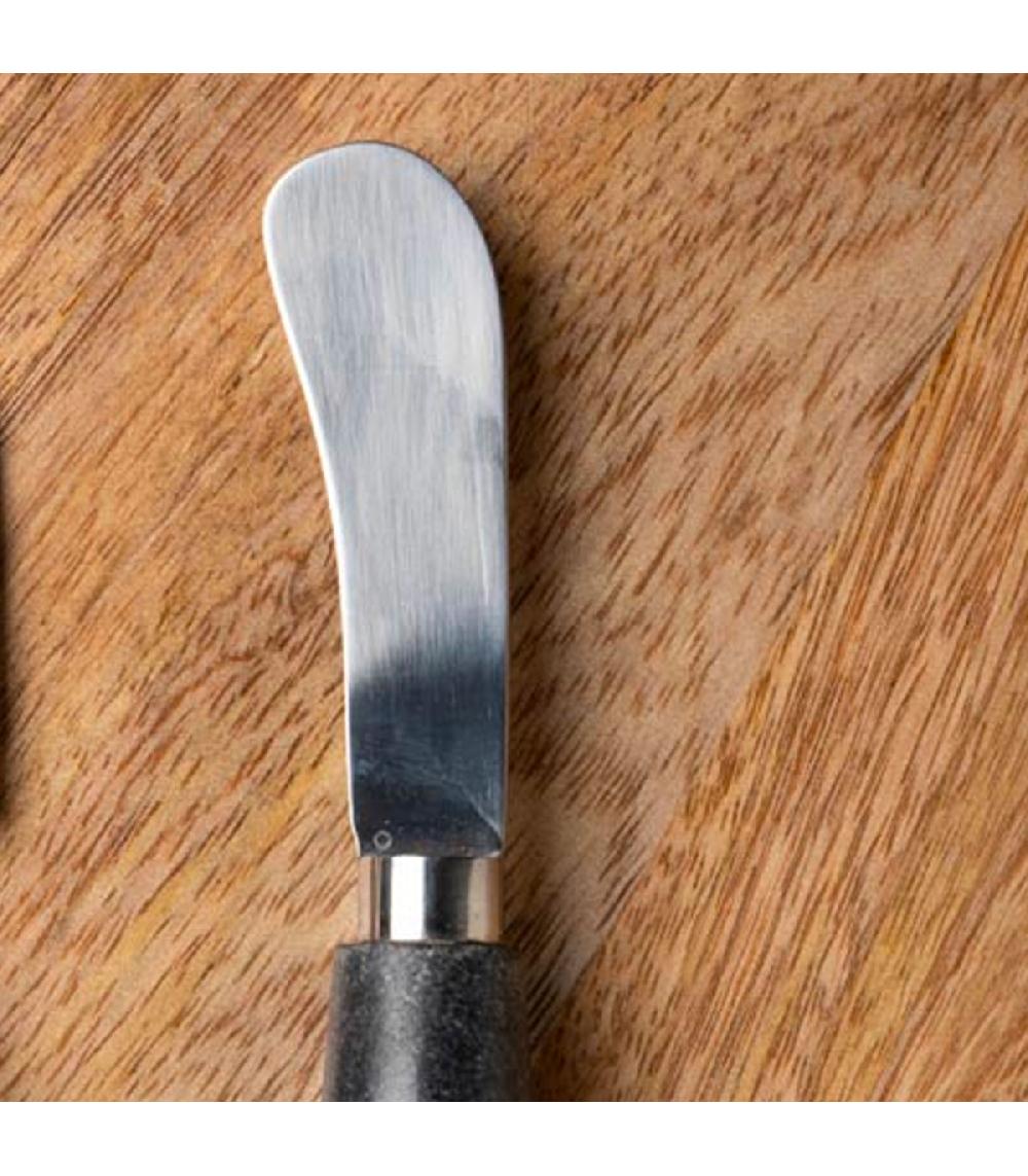 Wadiga Couteau à Beurre En Marbre Noir 15cm