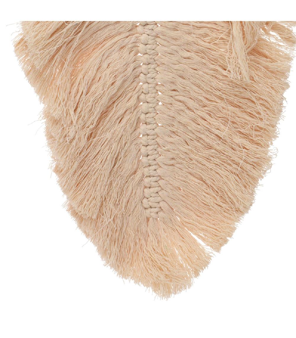 Wadiga Décoration Murale Palme Coton 35x23cm