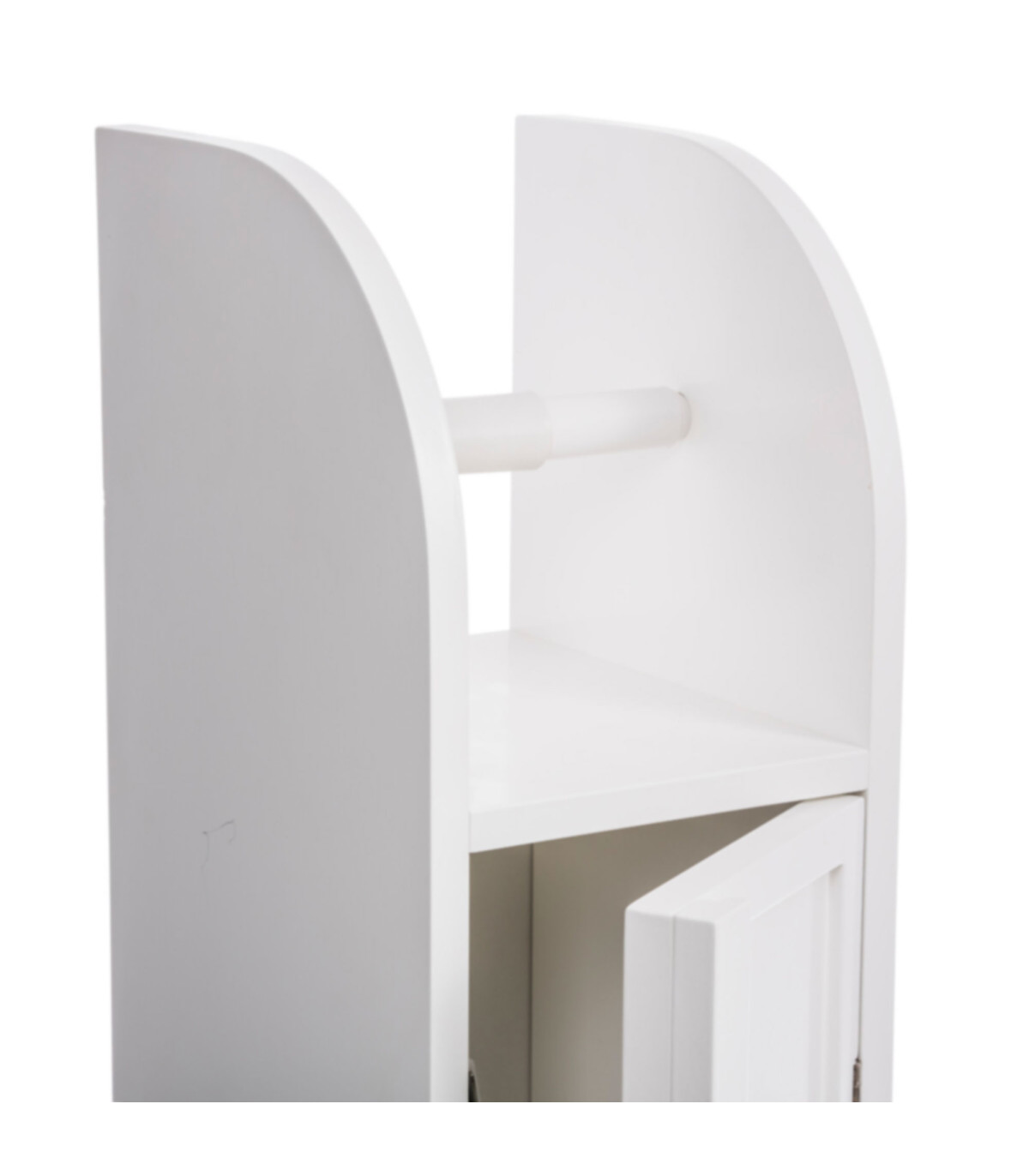 Wadiga Dérouleur Papier WC Avec Réserve Bois Blanc