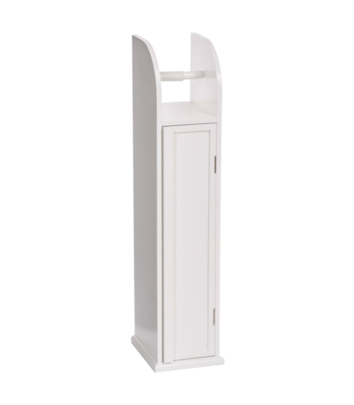 wadiga Dérouleur papier WC avec réserve bois blanc