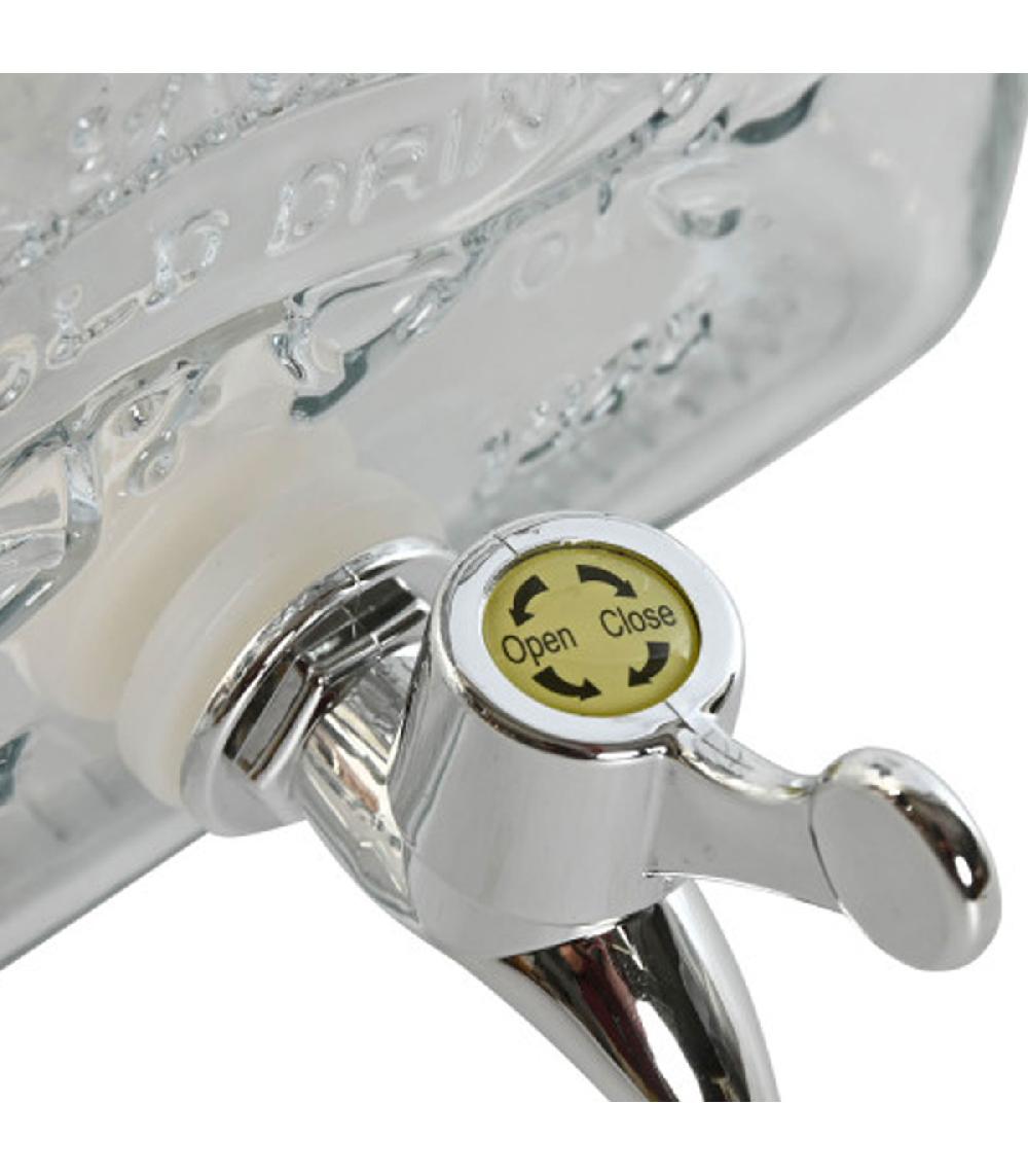 Wadiga Distributeur De Boisson En Verre 19x25x16cm