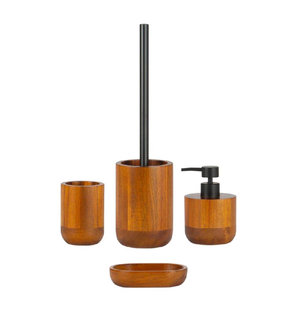 Wadiga Distributeur De Savon En Bois Marron