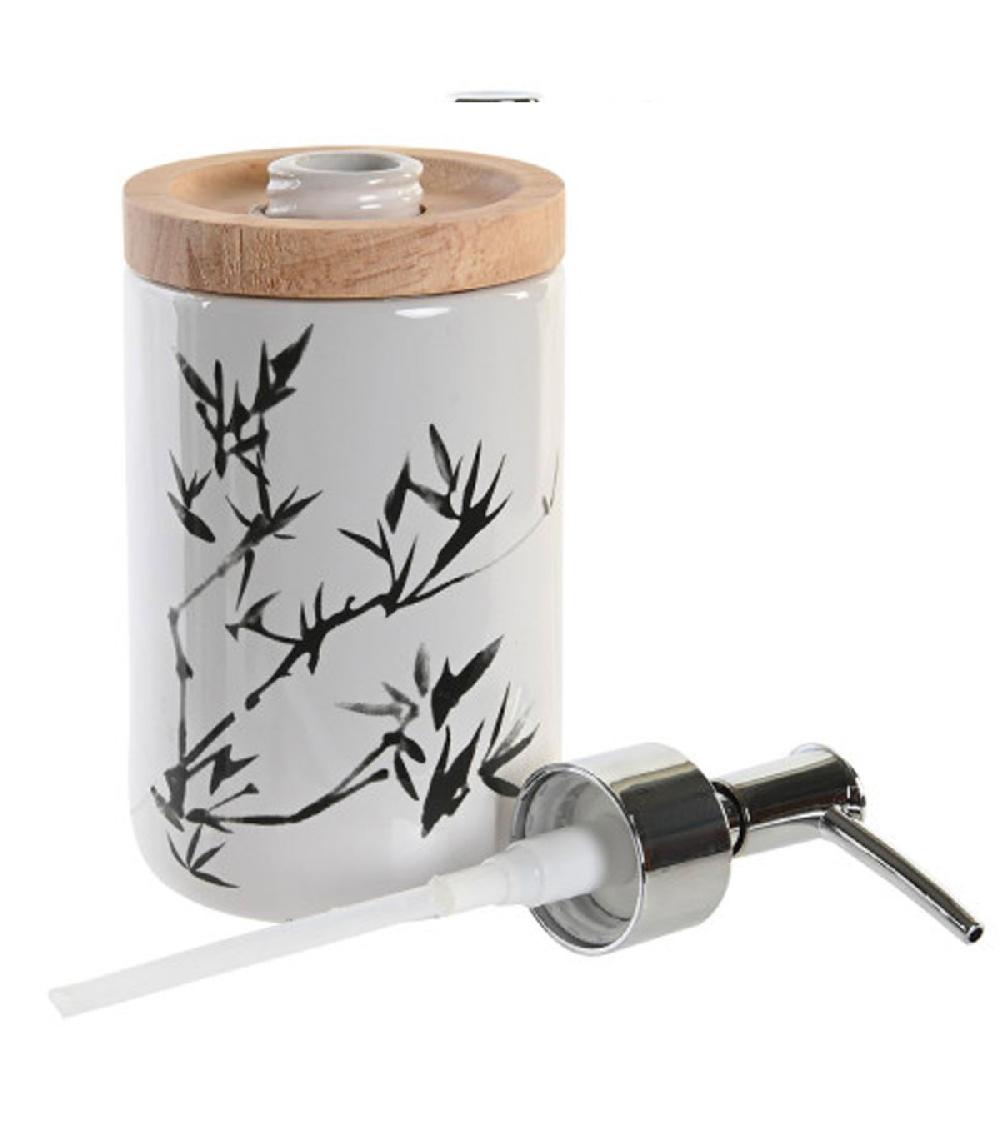 Wadiga Distributeur De Savon En Grès 8x8x11cm