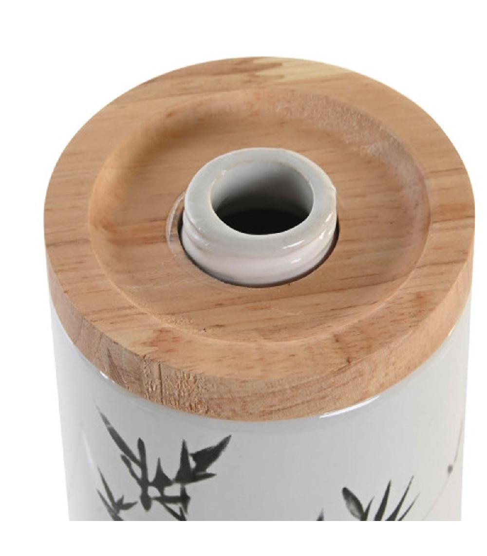 Wadiga Distributeur De Savon En Grès 8x8x11cm