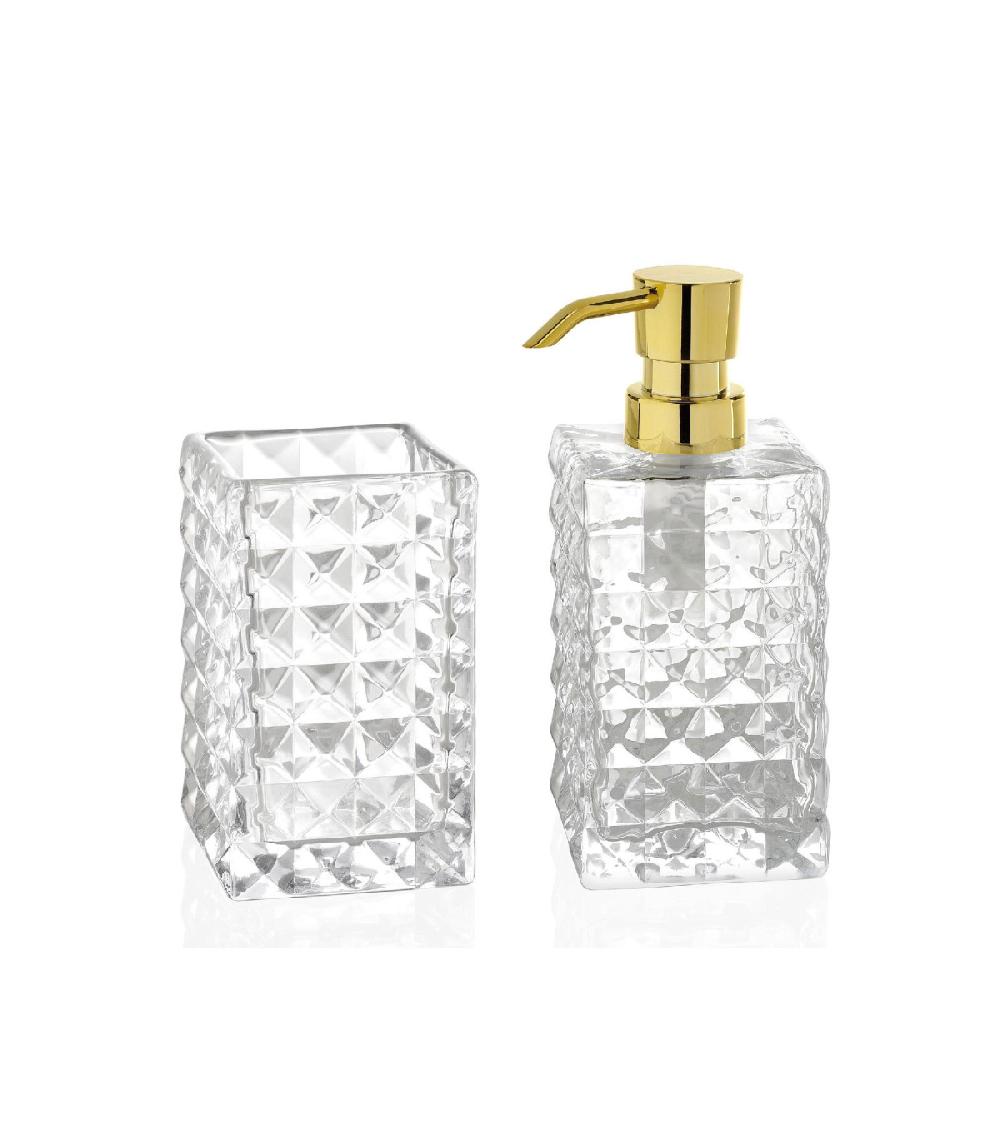Wadiga Distributeur De Savon En Verre Diamond