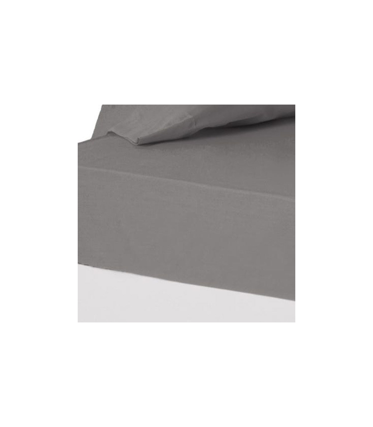 Wadiga Drap Housse Gris - 90x200cm