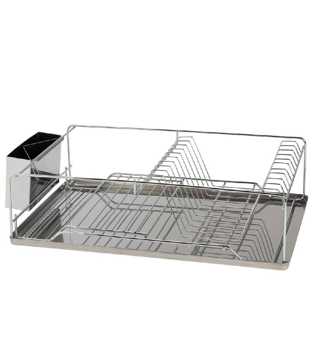 wadiga Égouttoir à vaisselle en inox 47x32x12.5cm