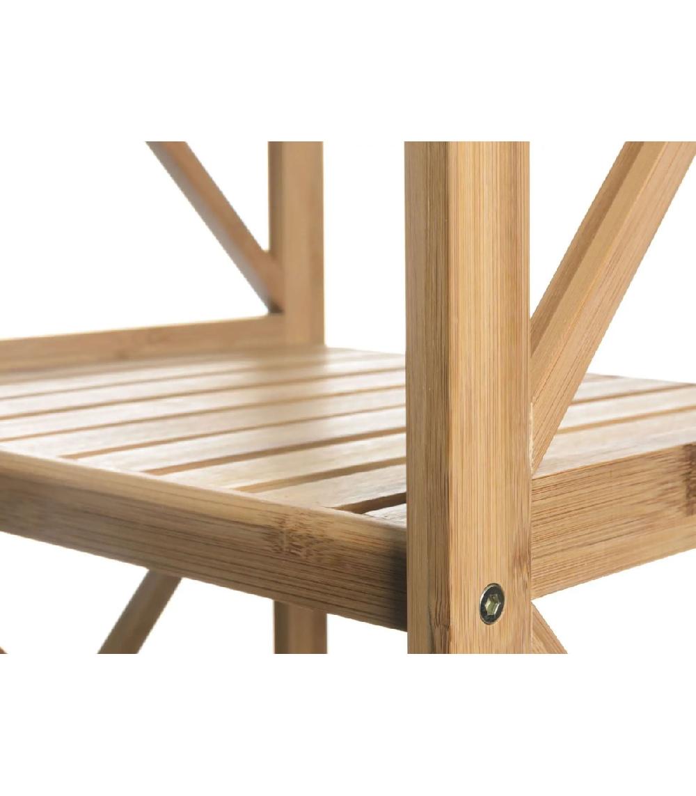 Wadiga Étagère Bambou 5 Plateaux