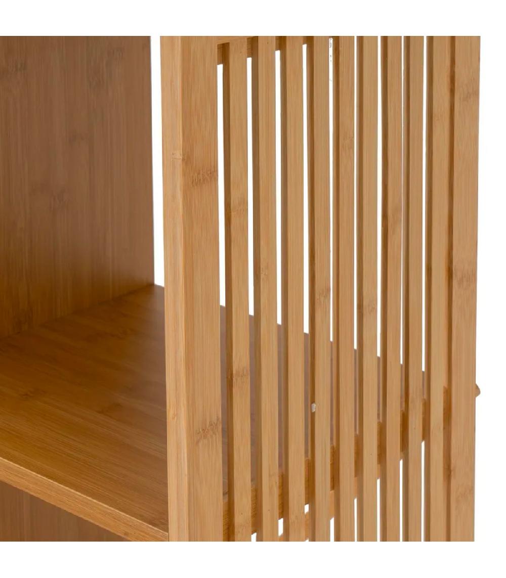 Wadiga Étagère Bambou 6 Casiers 63x30x103cm
