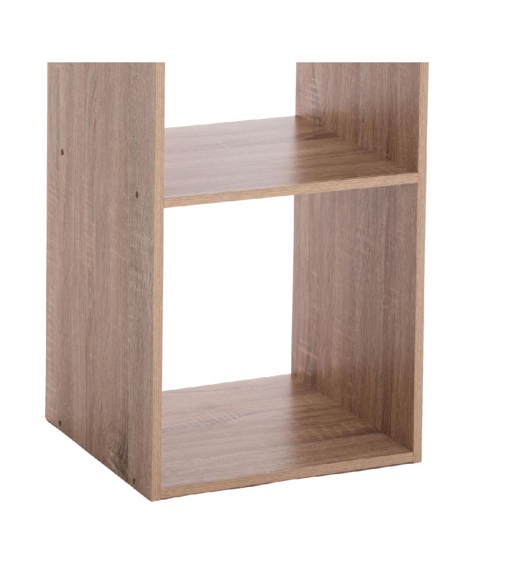Wadiga Étagère Bois 4 Casiers - 34.5x32x100.5cm