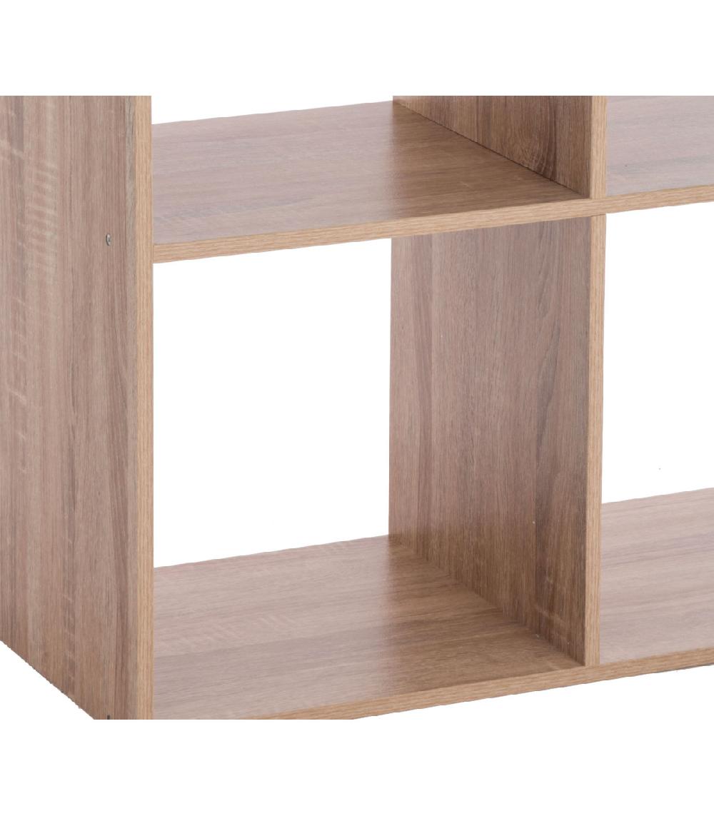 Wadiga Étagère Bois 4 Casiers - 67.5x32x67.5cm
